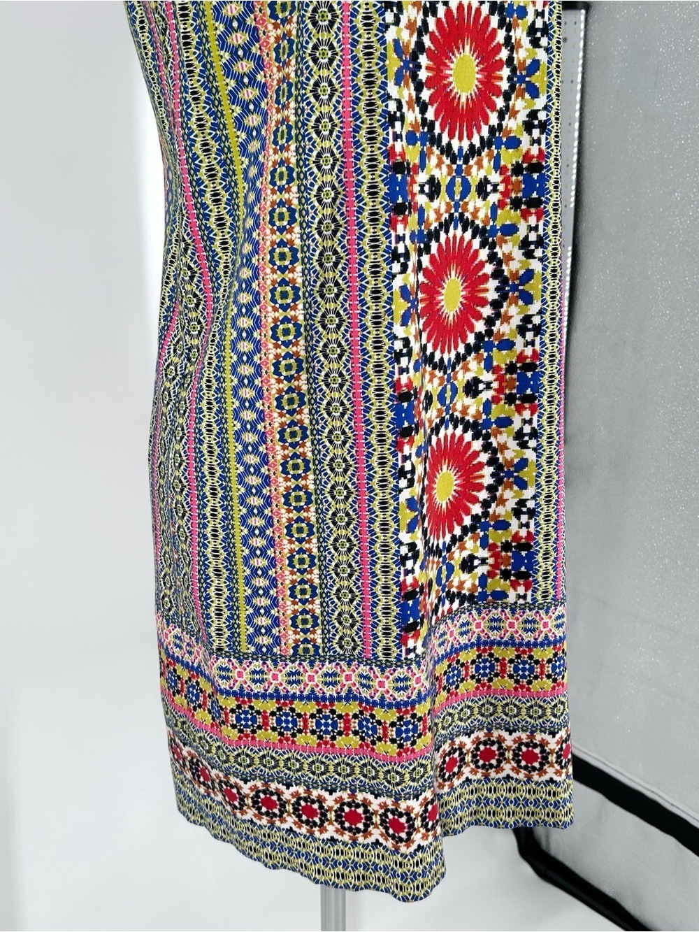 London Times Sleeveless Medallion Mosaic Print Dress Medium - Picture 6 of 12